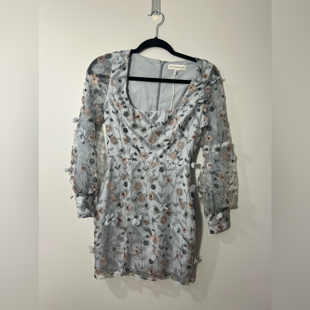 Mini Long Sleeve Dress The Population Dress